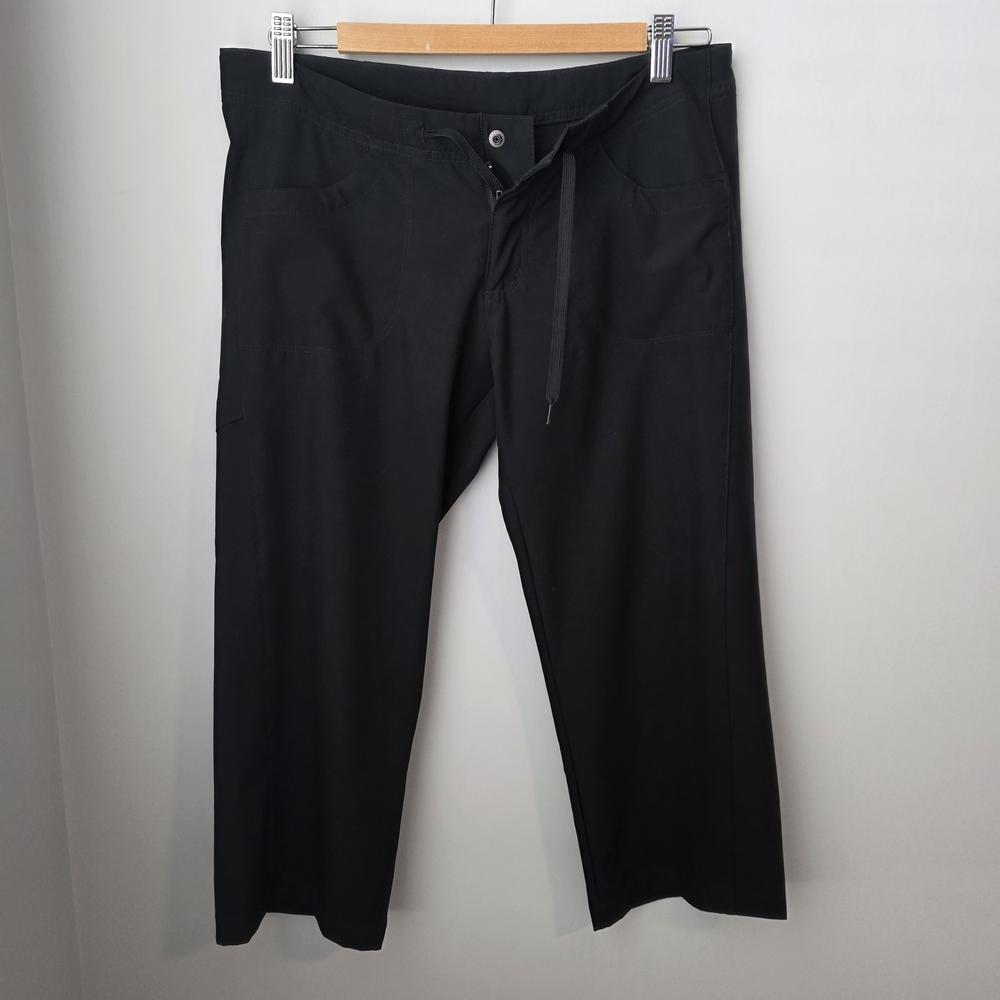Patagonia Black Capri Pants Women’s Size 8 Lightweight Outdoor Hiking - Picture 2 of 14